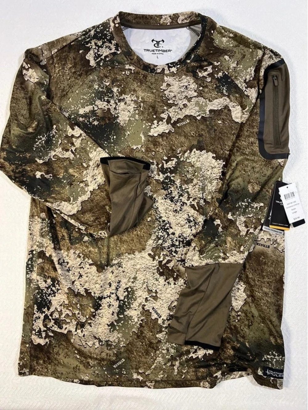 Truetimber camo spikecave performance shirt